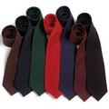 Khaki Clip-On Polyester Poplin Tie